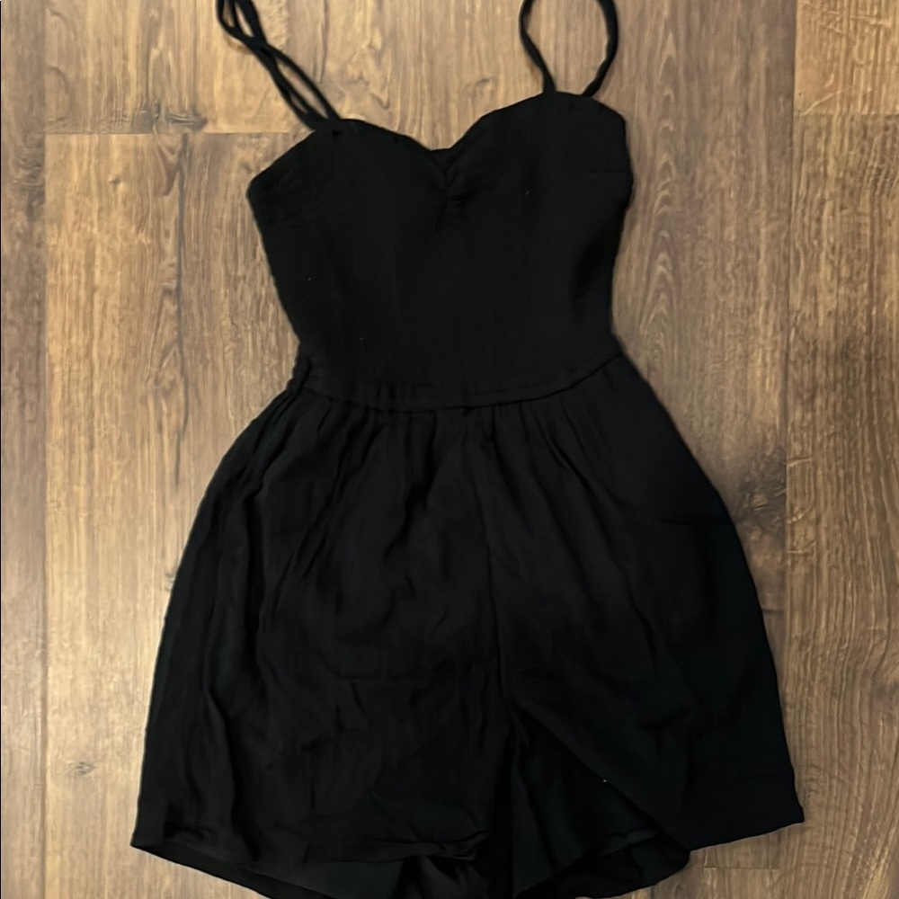Hollister Black Strapless Dress